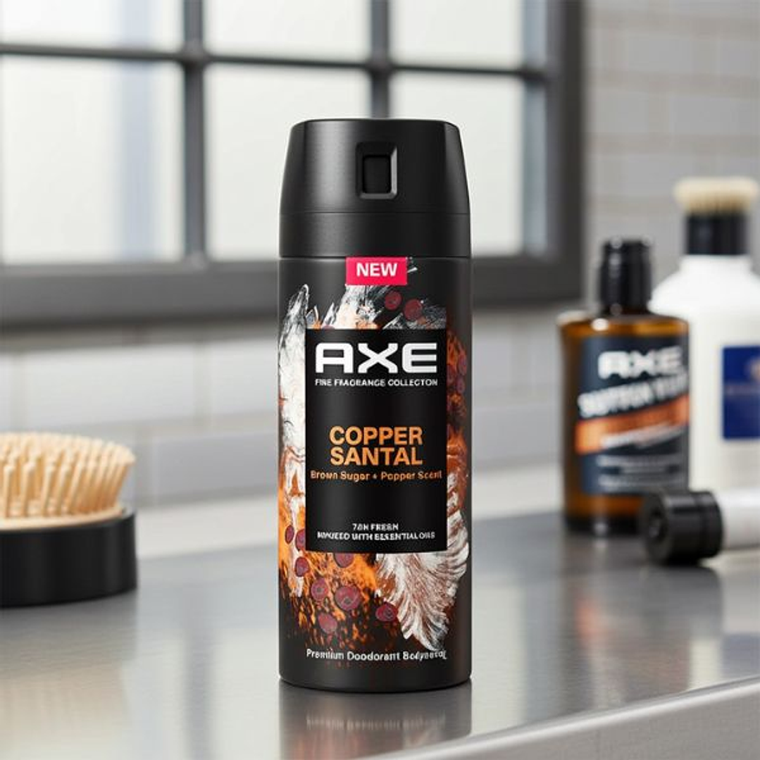Desodorante en Spray Axe Copper Santal 150 ml – Frescura Intensa con Aroma Masculino y Sofisticado 2
