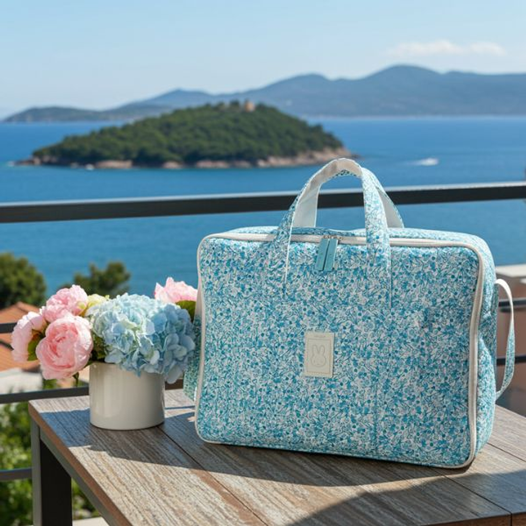 Bolsa Organizadora para Carro de Bebé Miffy Garden | Maleta Maternal Bandolera Repelente al Agua 4