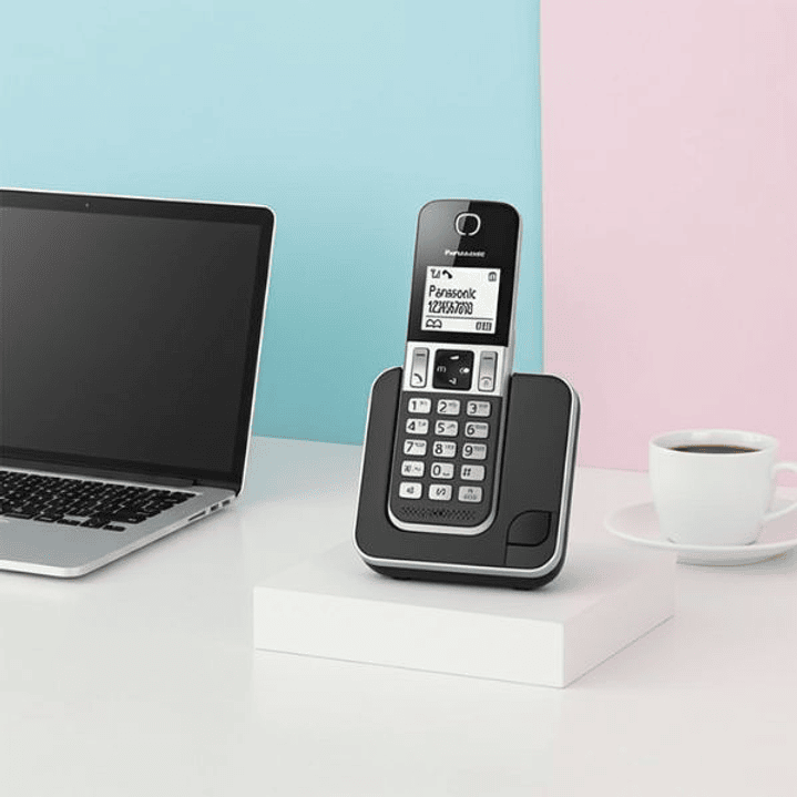 Teléfono Fijo Panasonic KX-TGD310FRG Gris DECT 3