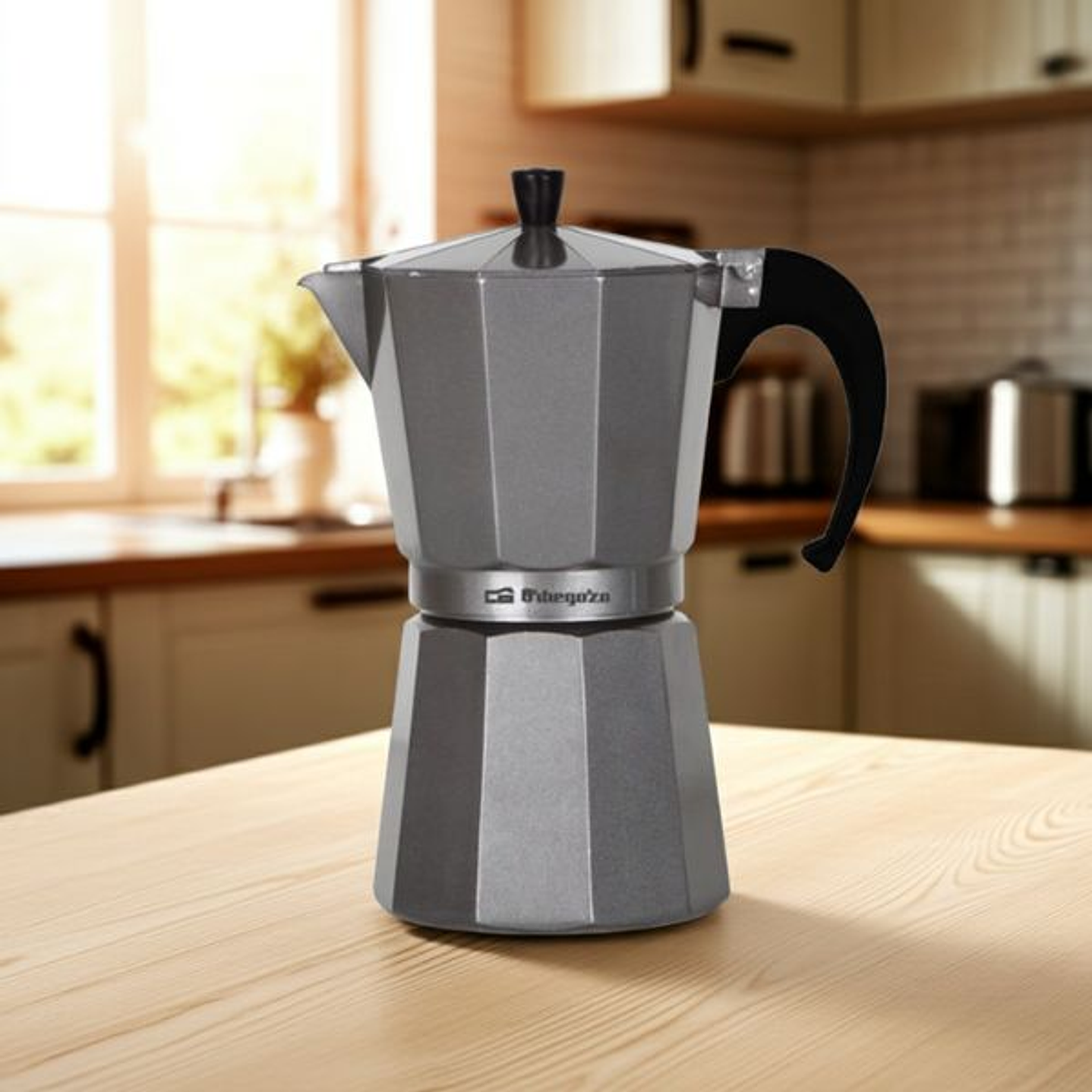 Cafetera Moka KFS 620 Orbegozo 6 Tazas Silver 4