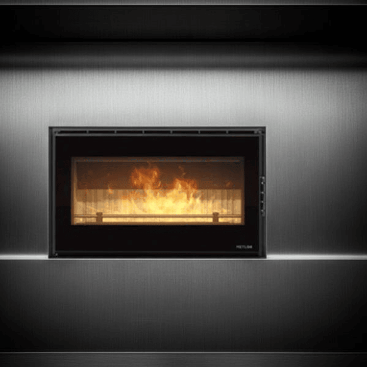 Elos 98 Vitrus - Insertable con Ventilación a Leña (10 kW) 3