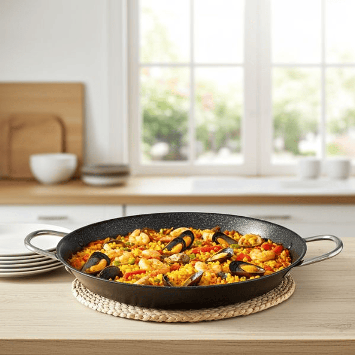 Paellera Wecook Ecochef 30 cm Antiadherente Inducción 2