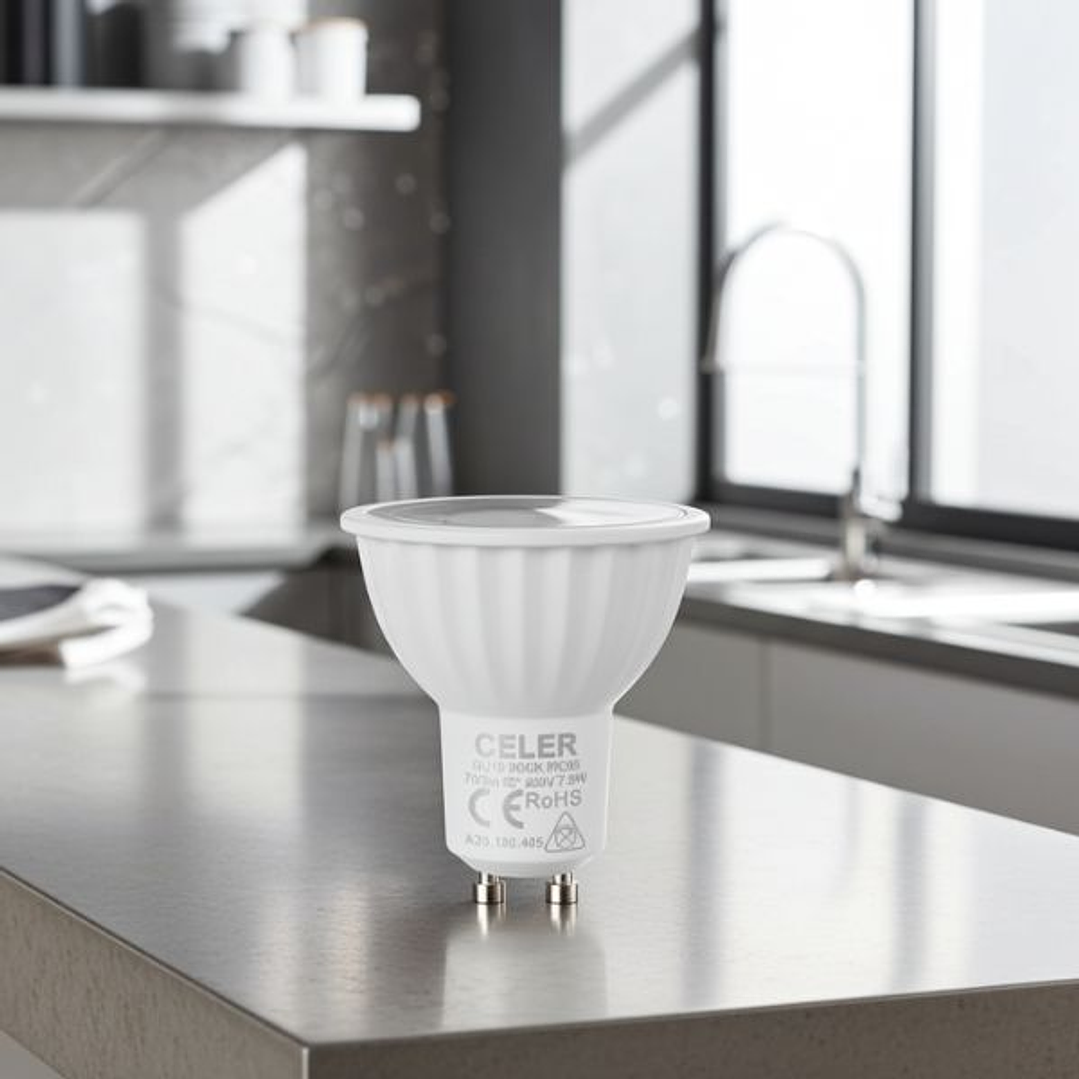 Bombilla LED GU10 Celer Neospot Regulable de Alta Eficiencia para Iluminación Decorativa 2