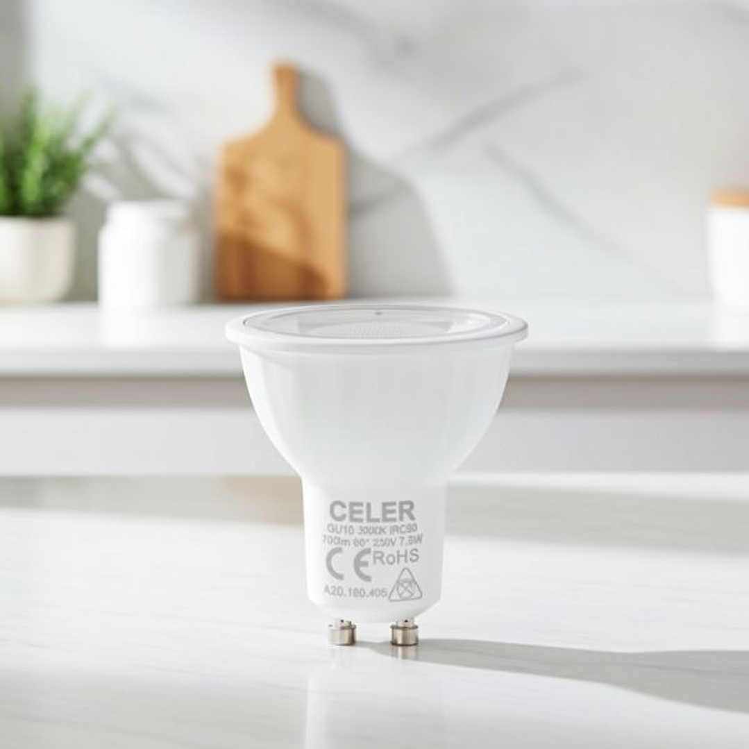 Bombilla LED GU10 Celer Neospot Regulable de Alta Eficiencia para Iluminación Decorativa 5