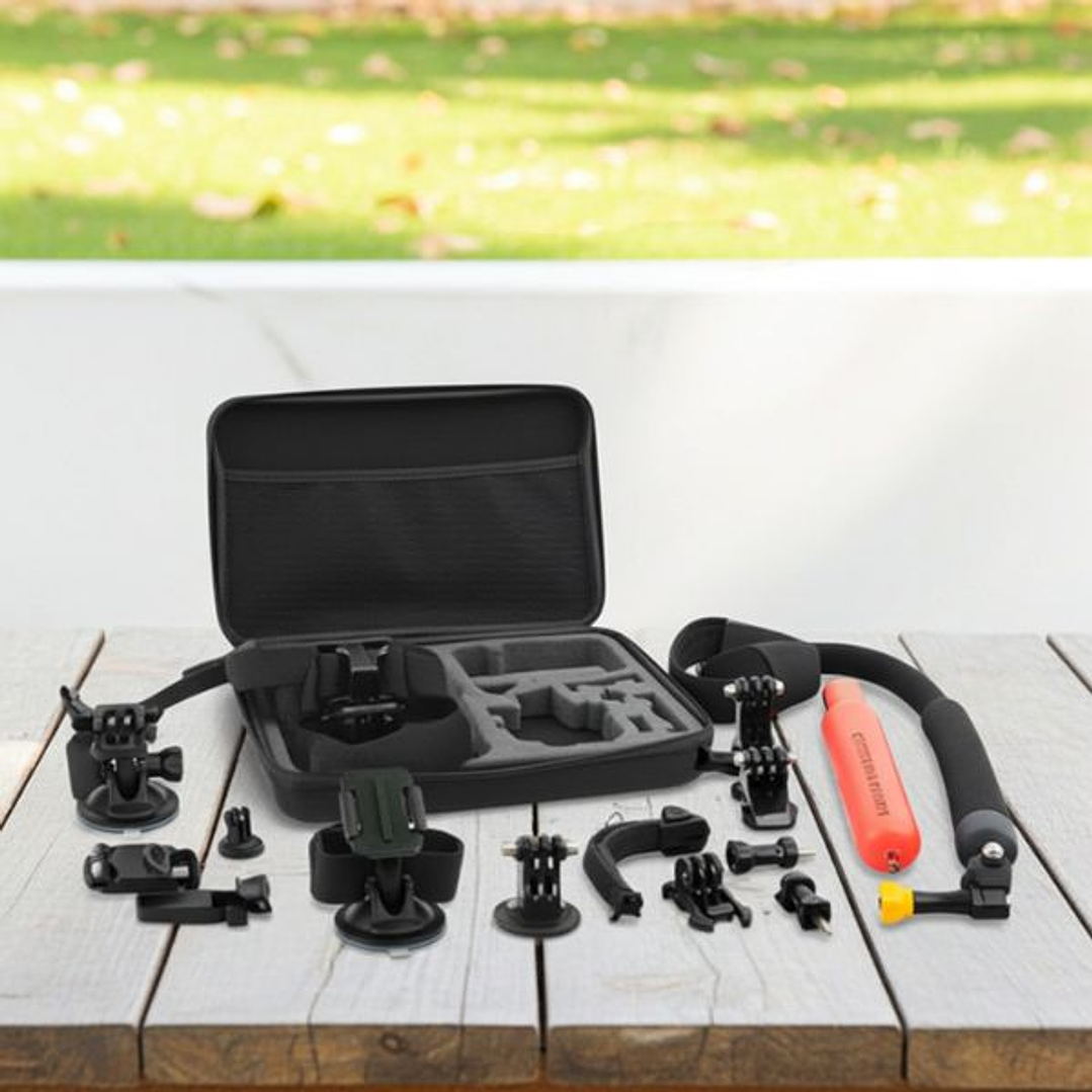 Kit Accesorios Cámara Deportiva 38 pcs GoPro 3