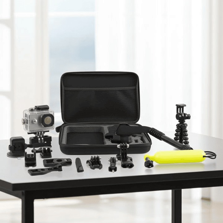 Kit Accesorios Cámara Deportiva 38 pcs GoPro 5