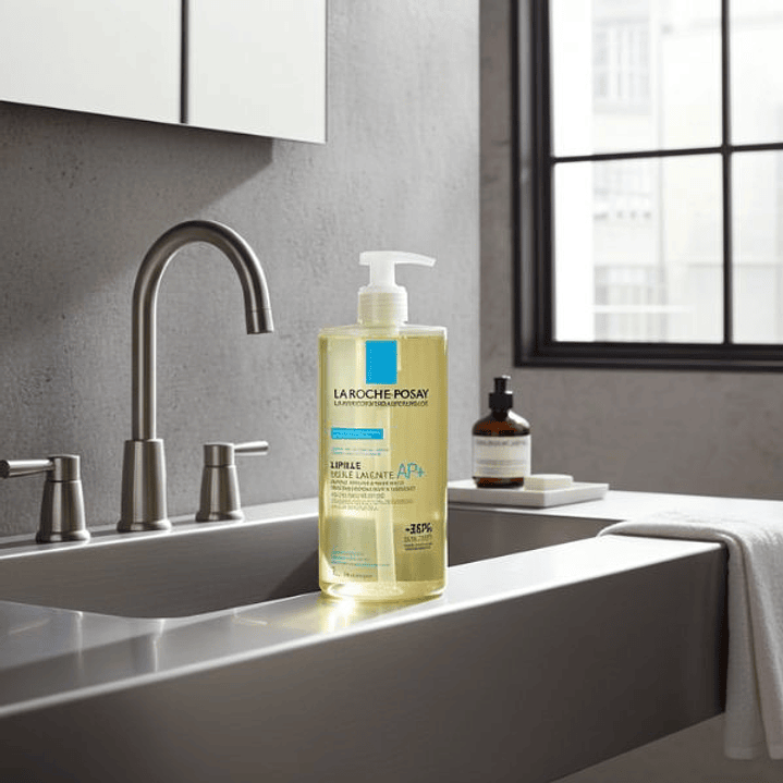 Aceite de Baño La Roche Posay LIPIKAR 1 L – Hidratación Profunda para Piel Seca, Sensible y Atópica 3