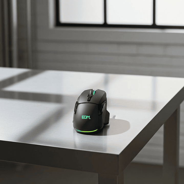 Ratón Gaming EDM 07753 con LED 7200 dpi | Precisión y Estilo para Jugadores 5