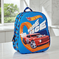 Mochila Infantil Hot Wheels 3D Azul Marino 27x33x10 cm con Asa, Cremallera y Bolsillo Portabotella - Miniatura 3