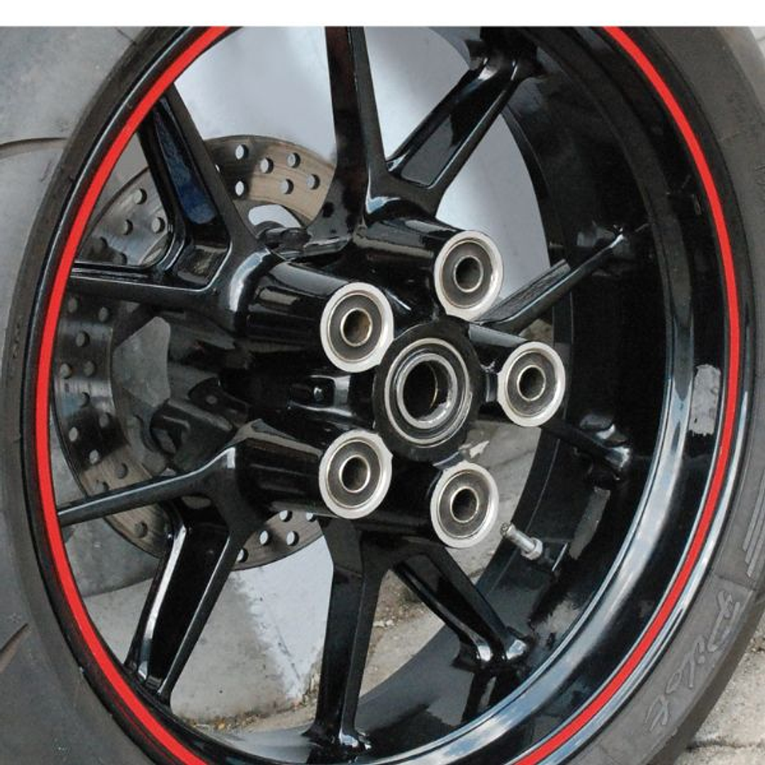 Adhesivo para Llanta Foliatec Rojo Exterior 6