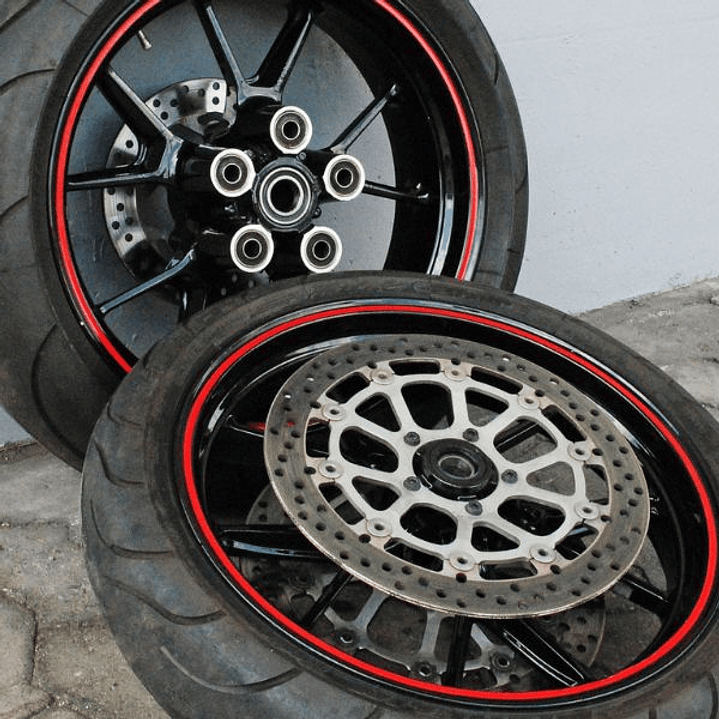 Adhesivo para Llanta Foliatec Rojo Exterior 7