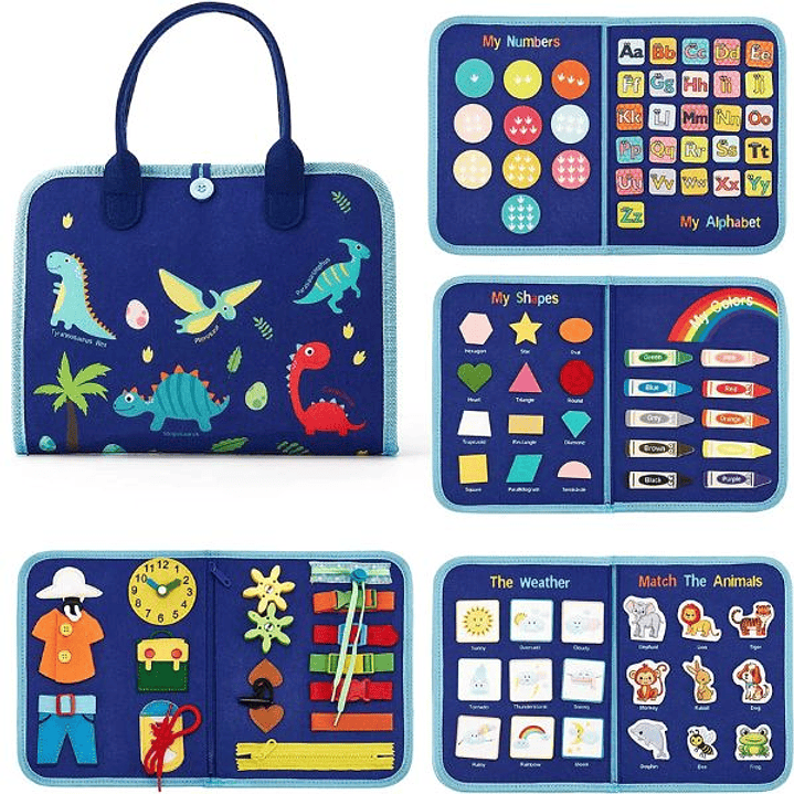 Juguete Montessori Tablero Ocupado - Desarrollo Sensorial y Motricidad para Niños 14