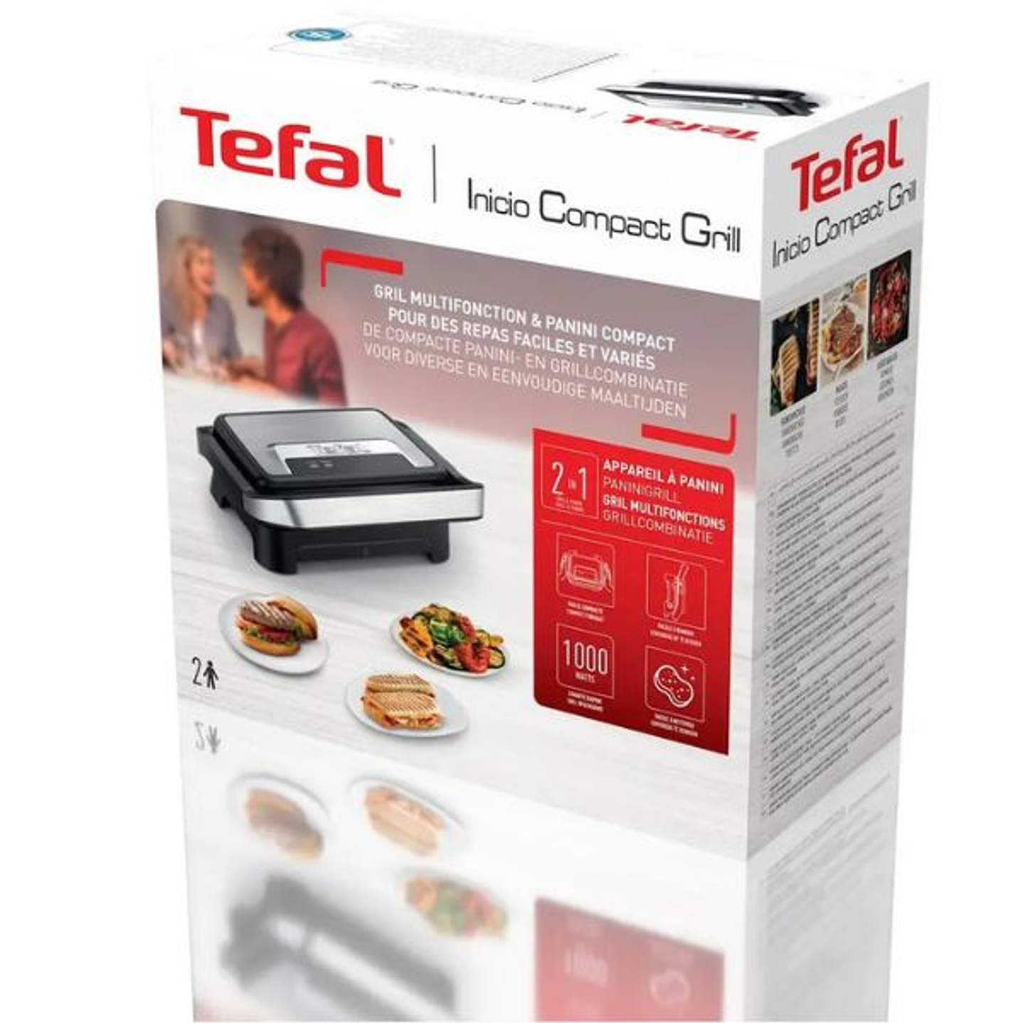 Sandwichera Tefal GC270D10 1000W Antiadherente 8