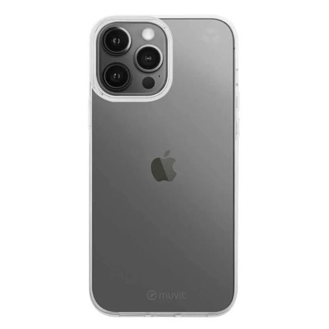 Funda Transparente Muvit para iPhone 13 Pro 4