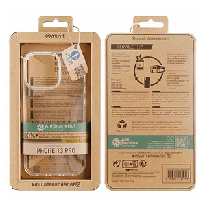 Funda Transparente Muvit para iPhone 13 Pro