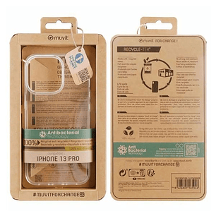 Funda Transparente Muvit para iPhone 13 Pro