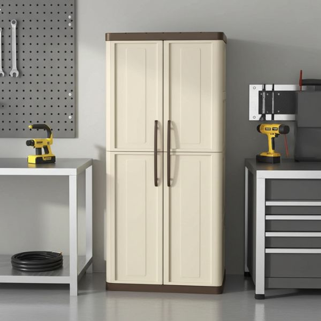 Armario TOOD Resina 70x39x165 cm 3 Estantes 5