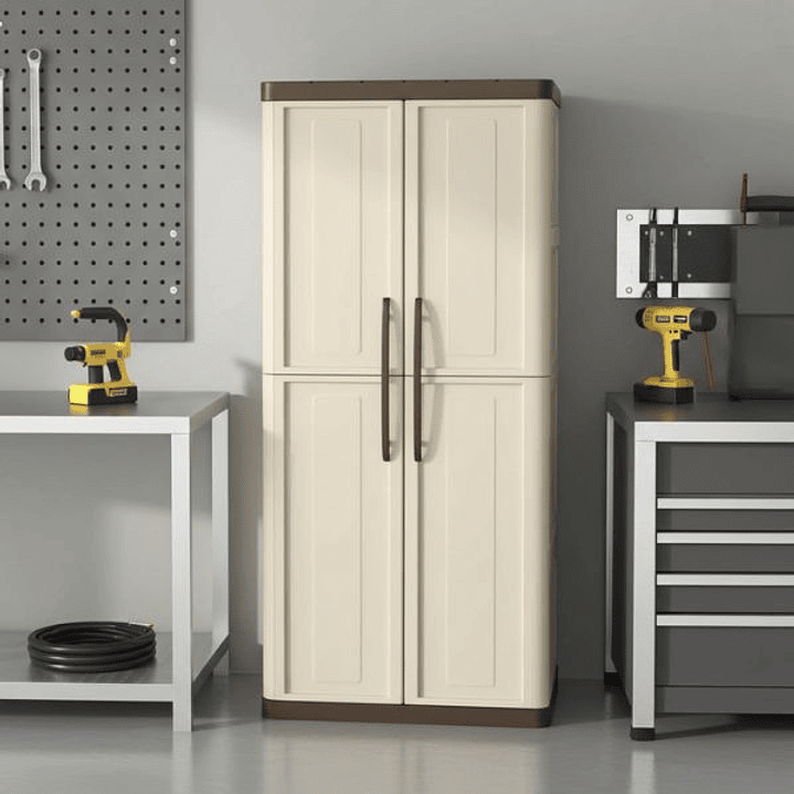 Armario TOOD Resina 70x39x165 cm 3 Estantes 5