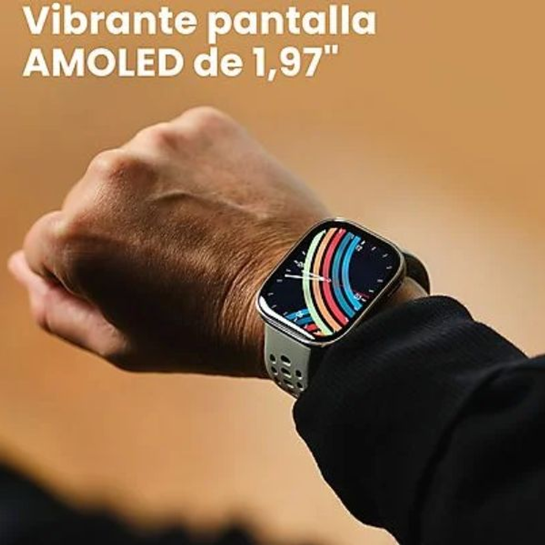Smartwatch Amazfit Bip 6 Negro Pantalla 1.97
