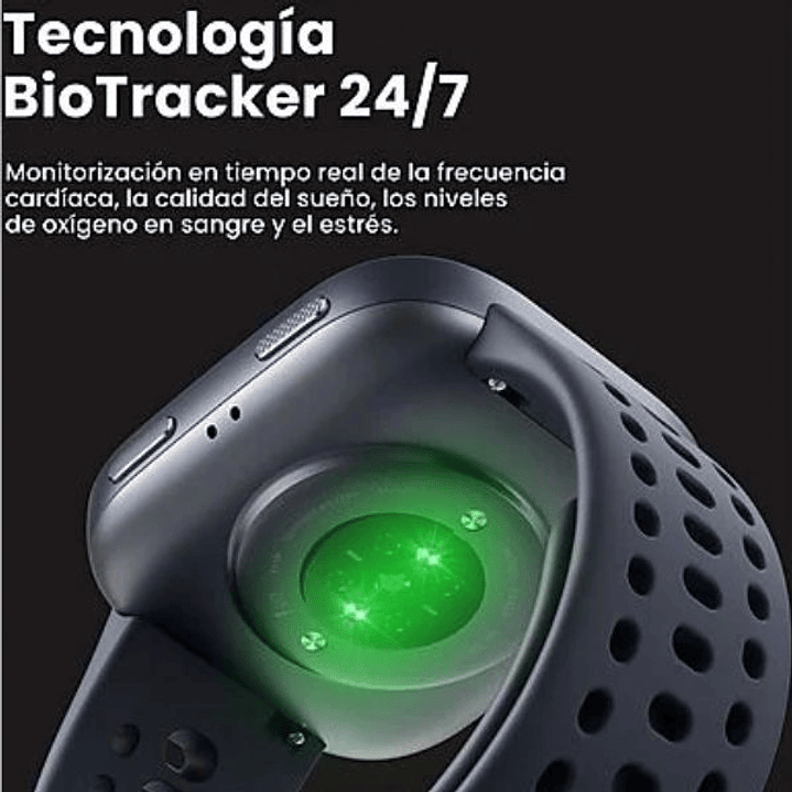 Smartwatch Amazfit Bip 6 Negro Pantalla 1.97