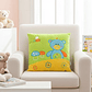Cojín Infantil Oso Multicolor 30x30 cm - Miniatura 4