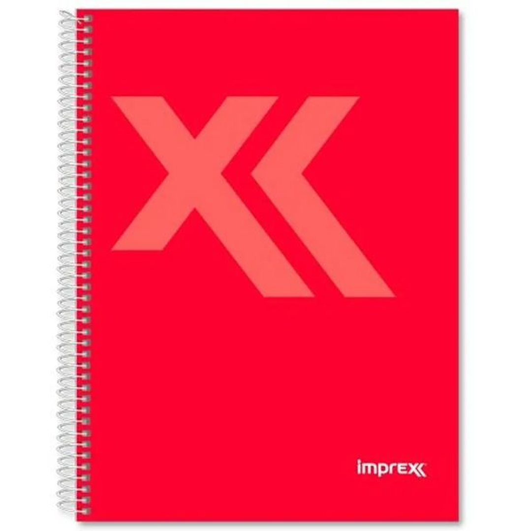 Cuadernos Imprex A5 Rojos 80 Hojas Pack 4 3