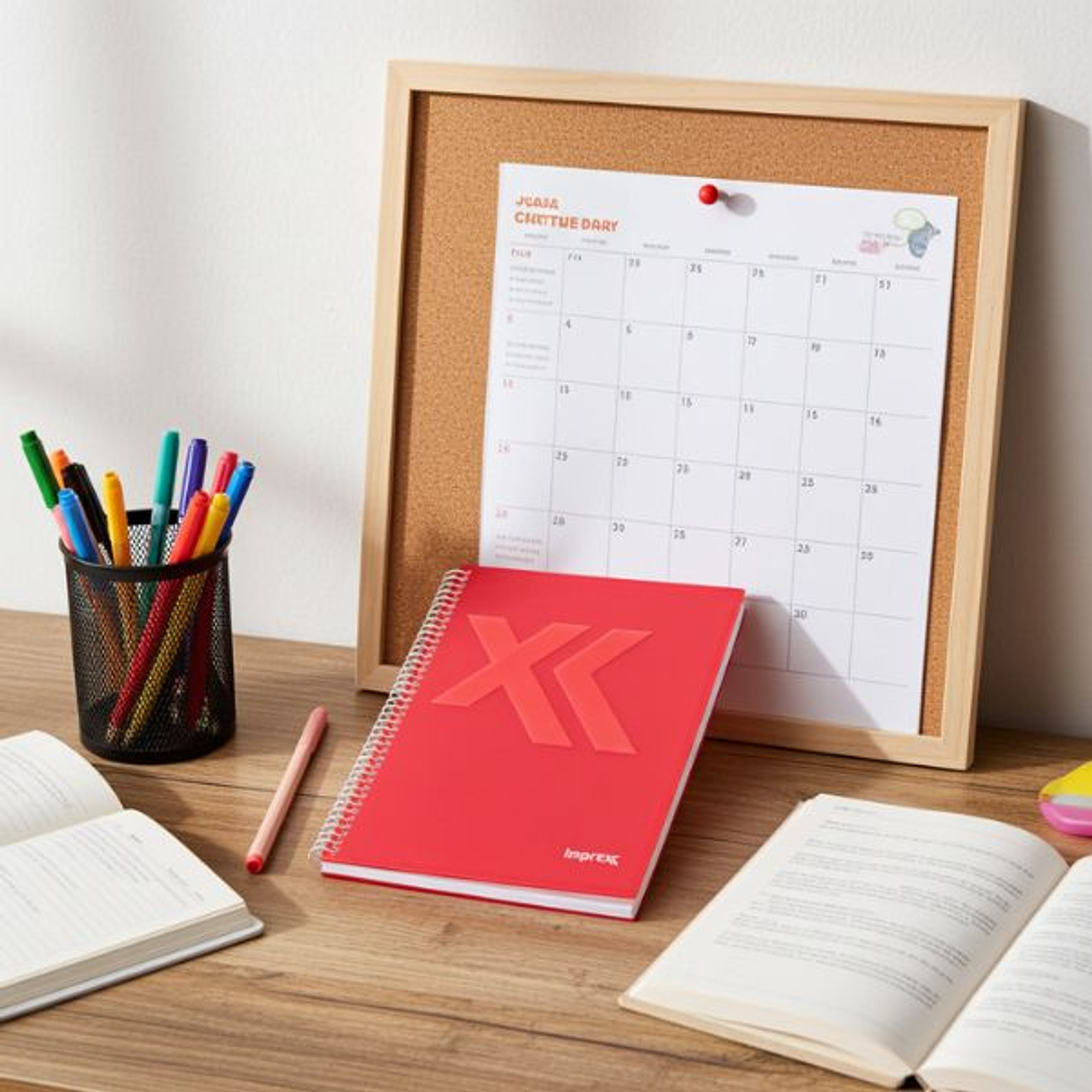 Cuadernos Imprex A5 Rojos 80 Hojas Pack 4 5