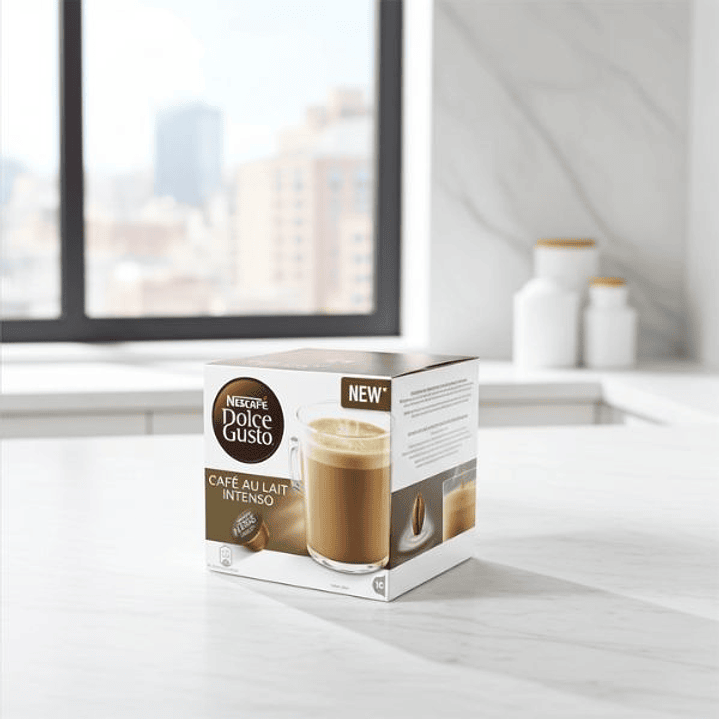 Cápsulas de Café Nescafé Dolce Gusto Café Au Lait Intenso 48116 | Pack 16 Uds 3