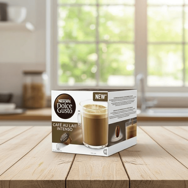 Cápsulas de Café Nescafé Dolce Gusto Café Au Lait Intenso 48116 | Pack 16 Uds 4