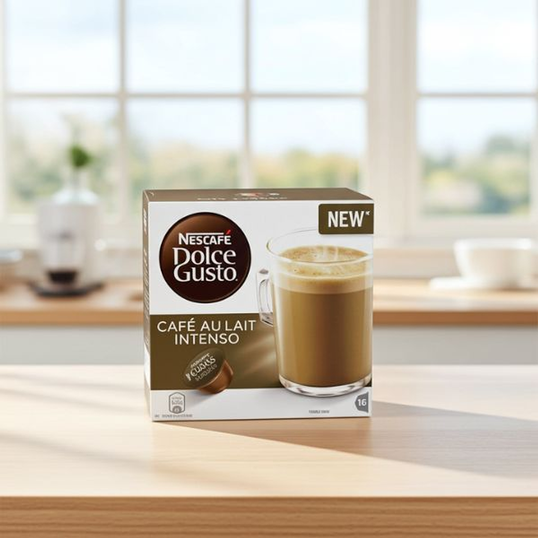 Cápsulas de Café Nescafé Dolce Gusto Café Au Lait Intenso 48116 | Pack 16 Uds 5