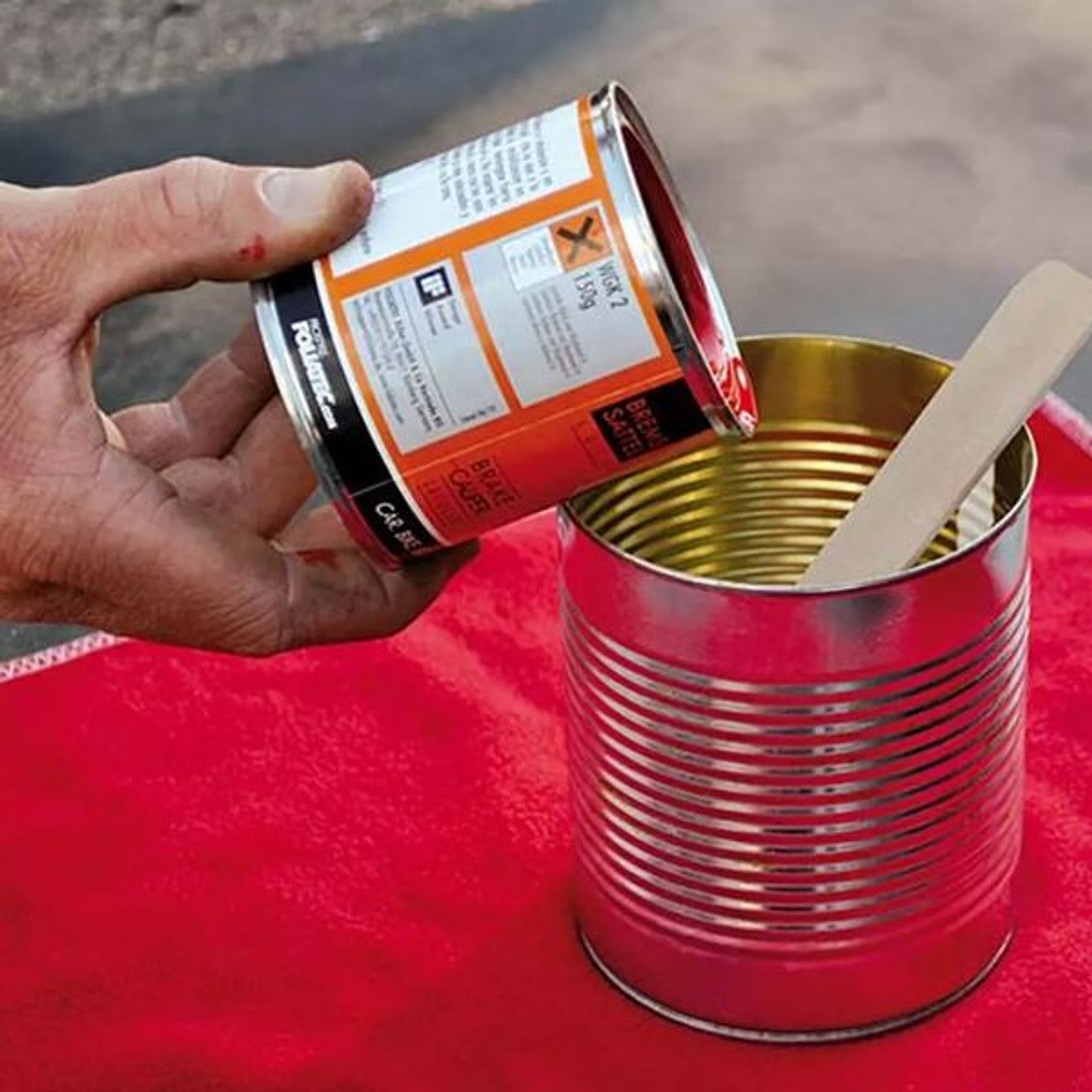 Set de Pintura Foliatec FO2194 Rojo para Pinzas de Freno con Kit Completo 4