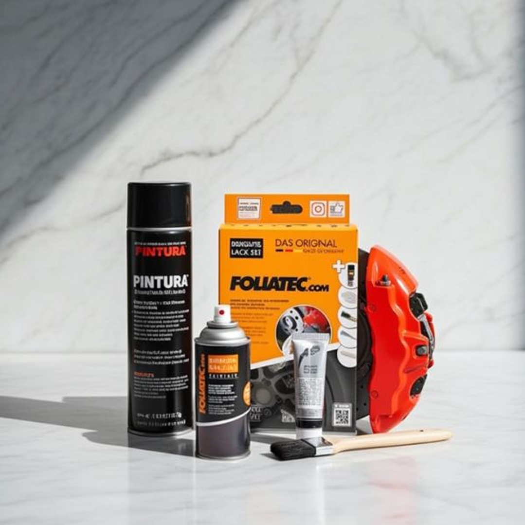 Set de Pintura Foliatec FO2194 Rojo para Pinzas de Freno con Kit Completo 2