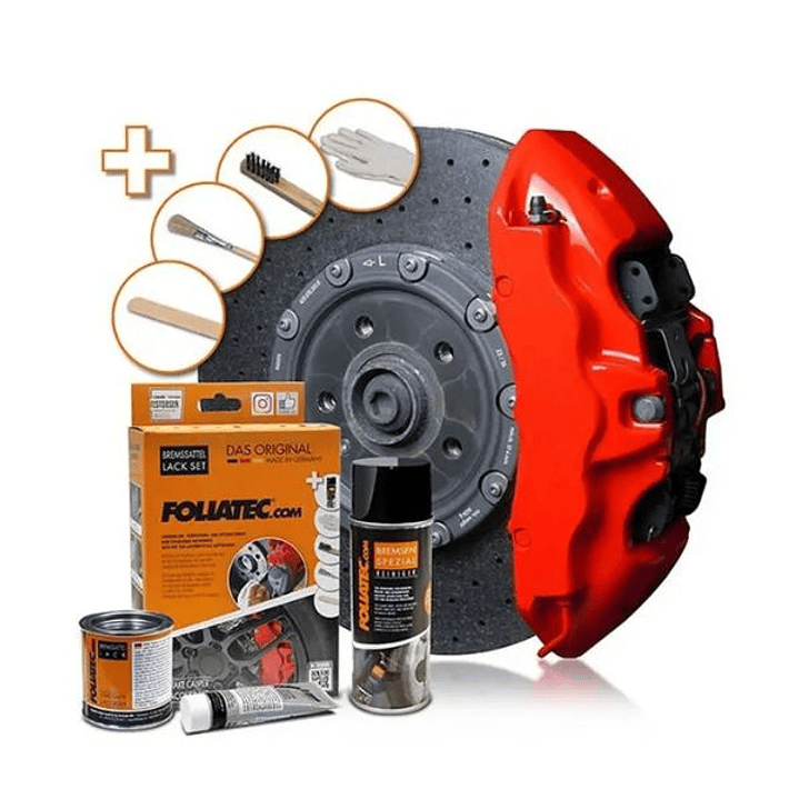 Set de Pintura Foliatec FO2194 Rojo para Pinzas de Freno con Kit Completo 1