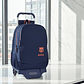 Mochila Escolar F.C. Barcelona Azul Marino con Carro 32 cm - Miniatura 2