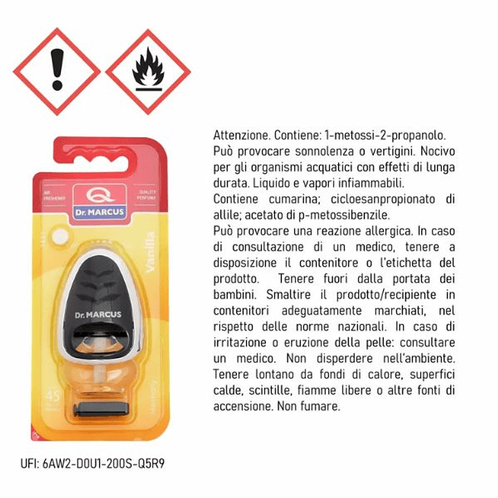 Ambientador Coche Dr Marcus Vainilla Exotic Duradero 8