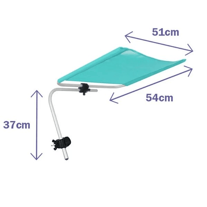 Parasol Inclinable Marbueno de Aluminio para Playa, Piscina y Jardín – 51x54x37 cm 3