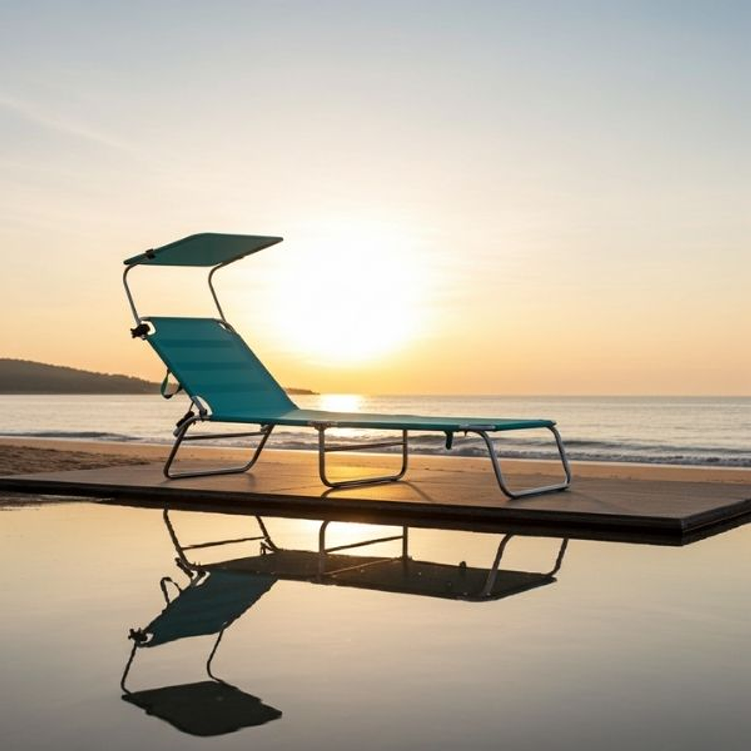 Parasol Inclinable Marbueno de Aluminio para Playa, Piscina y Jardín – 51x54x37 cm 5