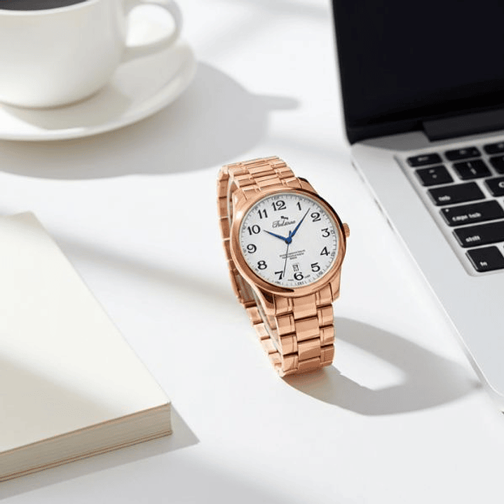 Bellevue F5 Reloj Mujer Suizo Rosa 35 mm 2