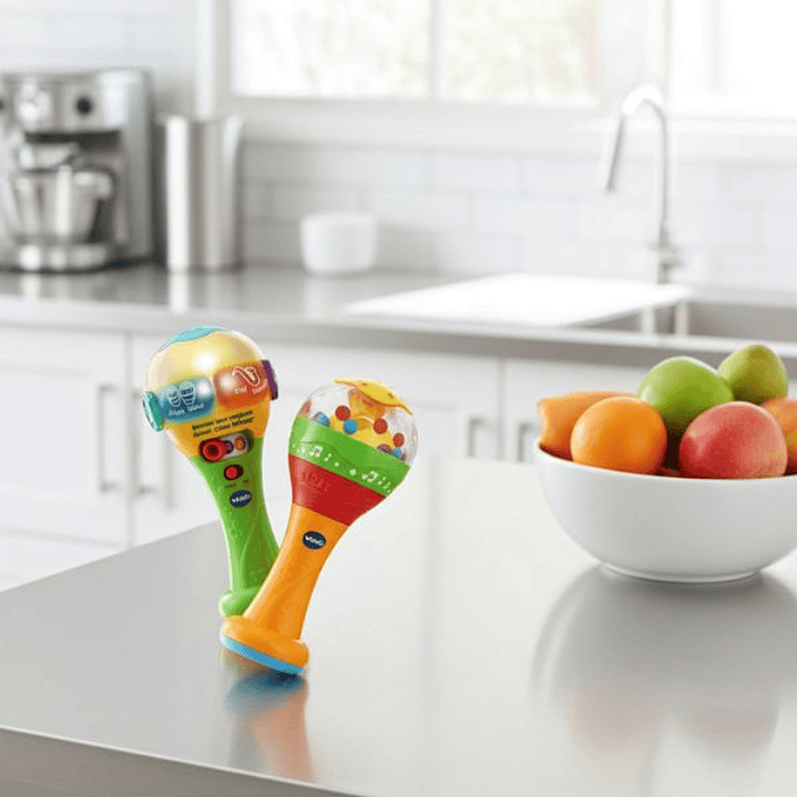 VTech Baby Magic Lumi Maracas Multicolor Bebé 4