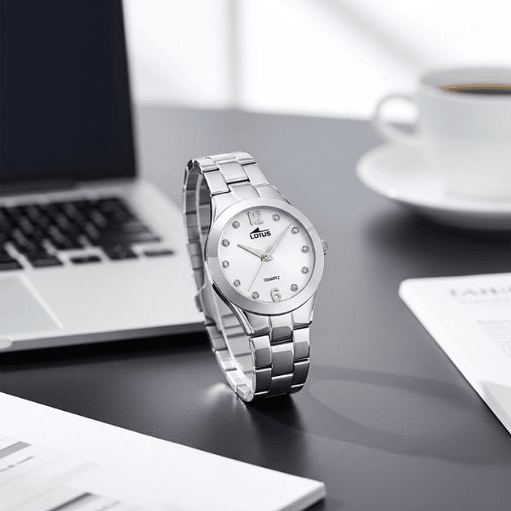 Lotus 18884/1 Reloj Mujer Acero Plateado 4