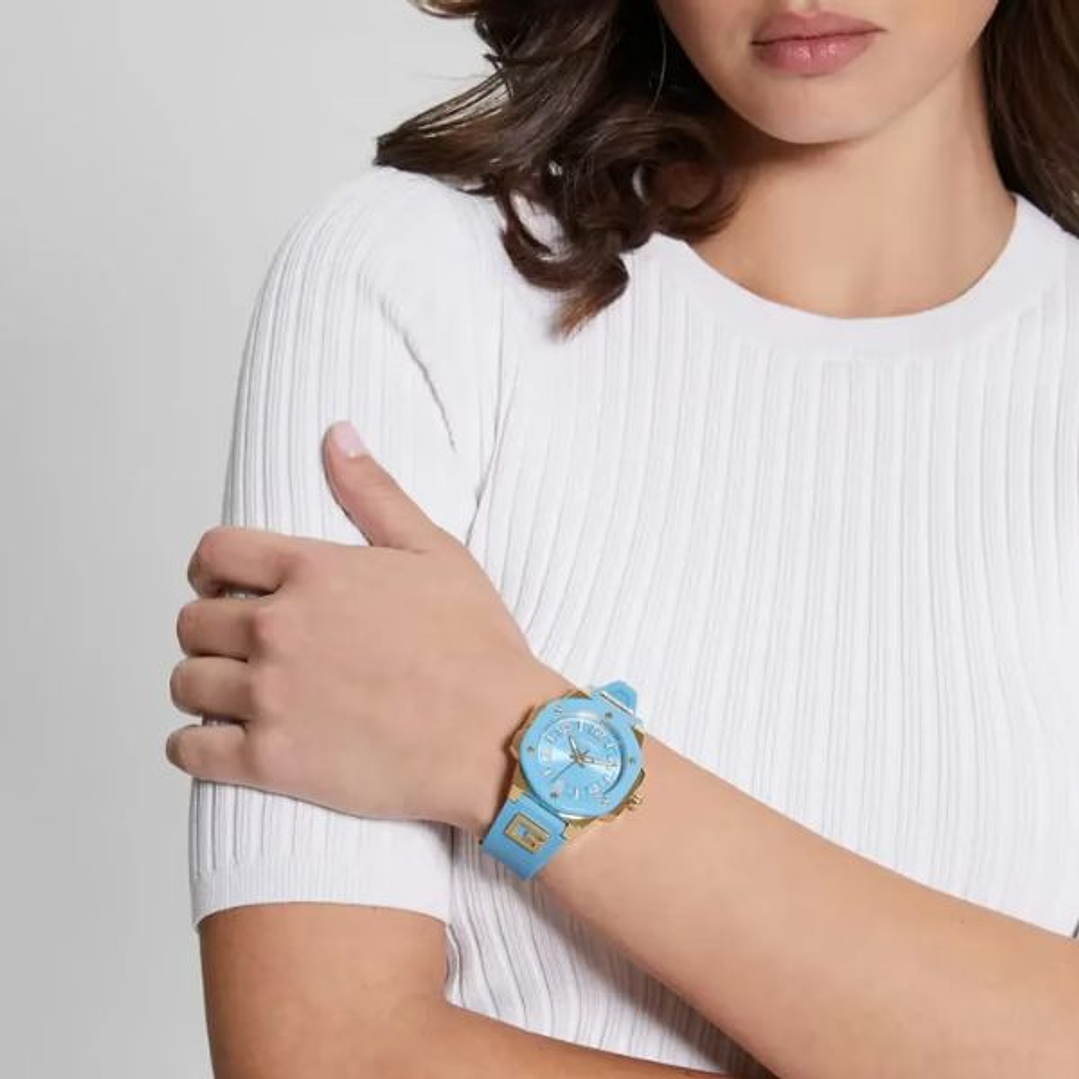 Guess GW0555L3 Reloj Mujer Azul 38 mm 4