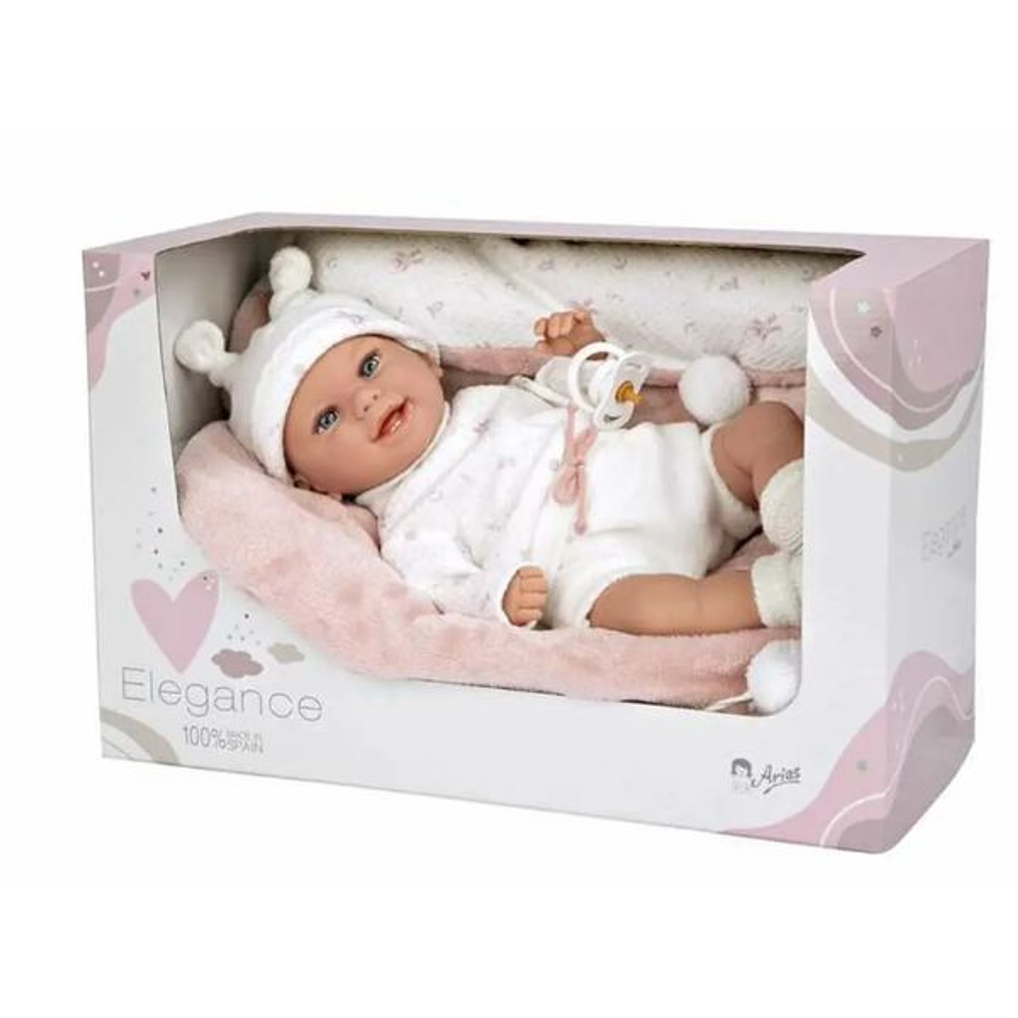 Arias Elegance Muñeco Bebé 35 cm con Manta 2