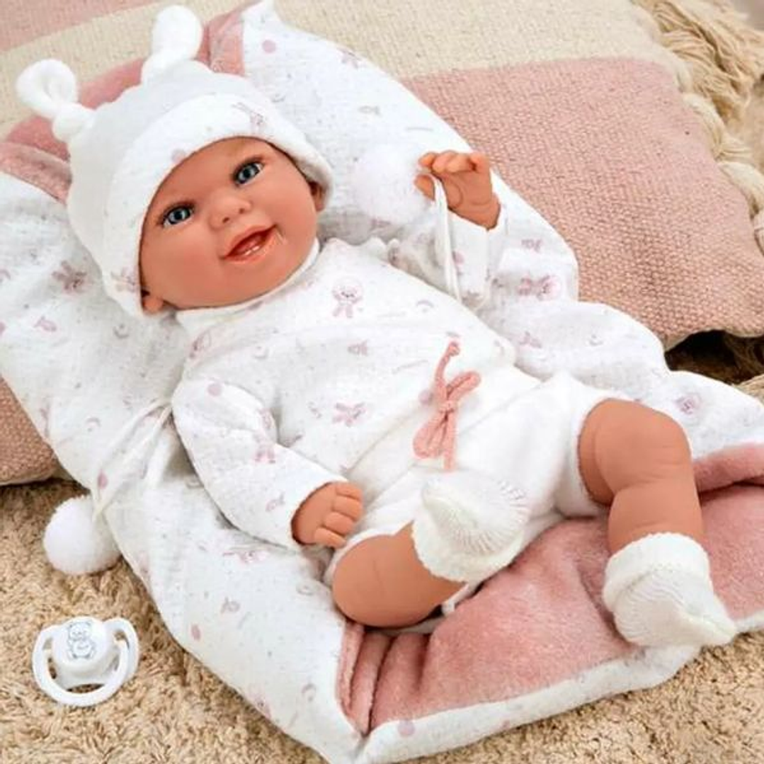 Arias Elegance Muñeco Bebé 35 cm con Manta 10