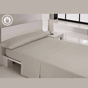 Hosteline Iris Premium Juego de Sábanas 180 Gris Perla