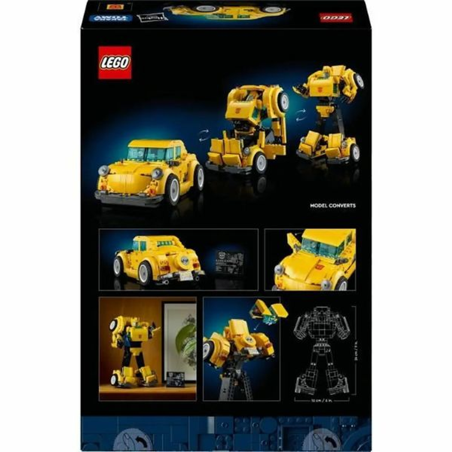Transformers Bumblebee Lego Icons 10338 Construcción 18+ 10