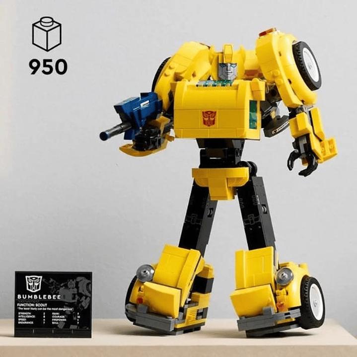 Transformers Bumblebee Lego Icons 10338 Construcción 18+ 2