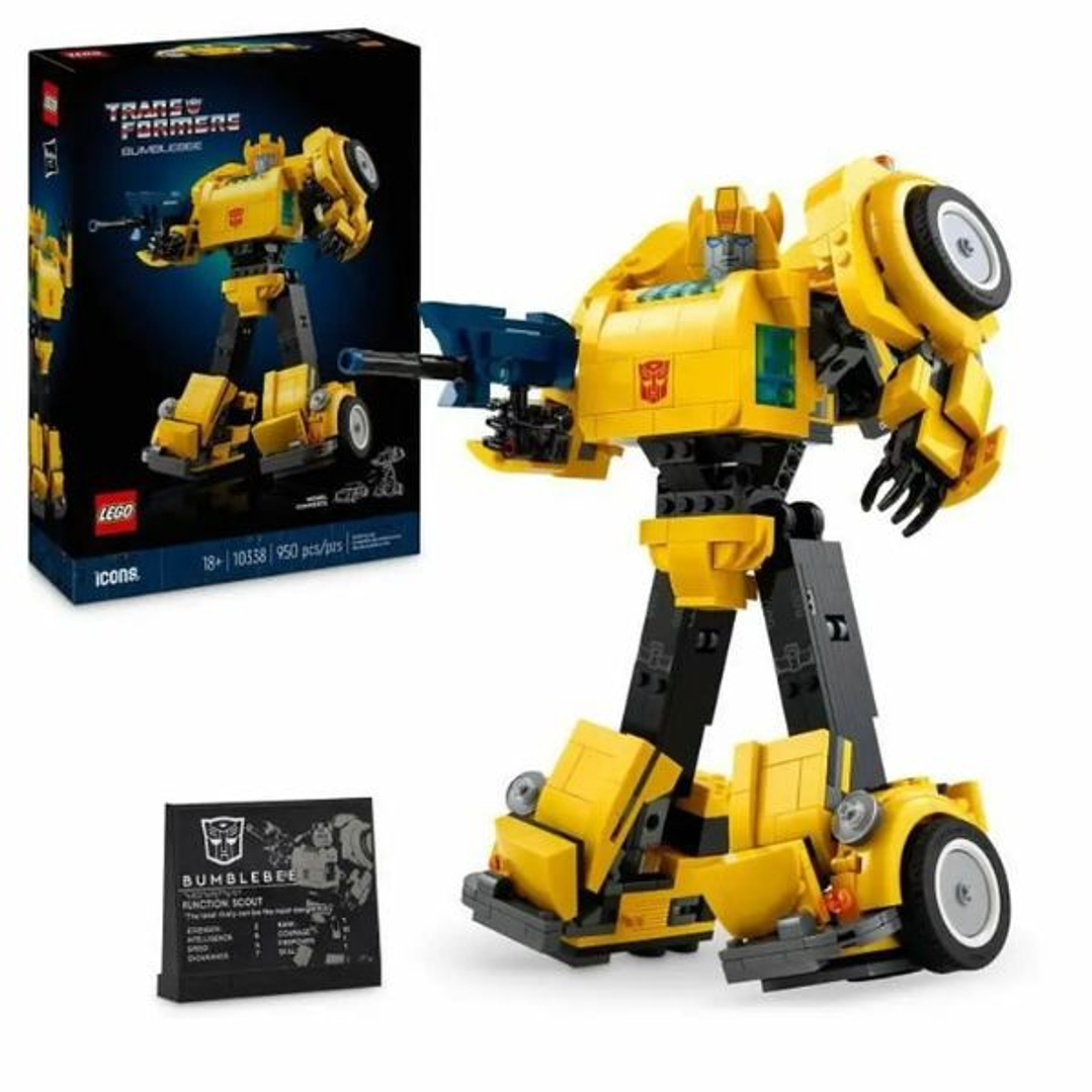 Transformers Bumblebee Lego Icons 10338 Construcción 18+ 1