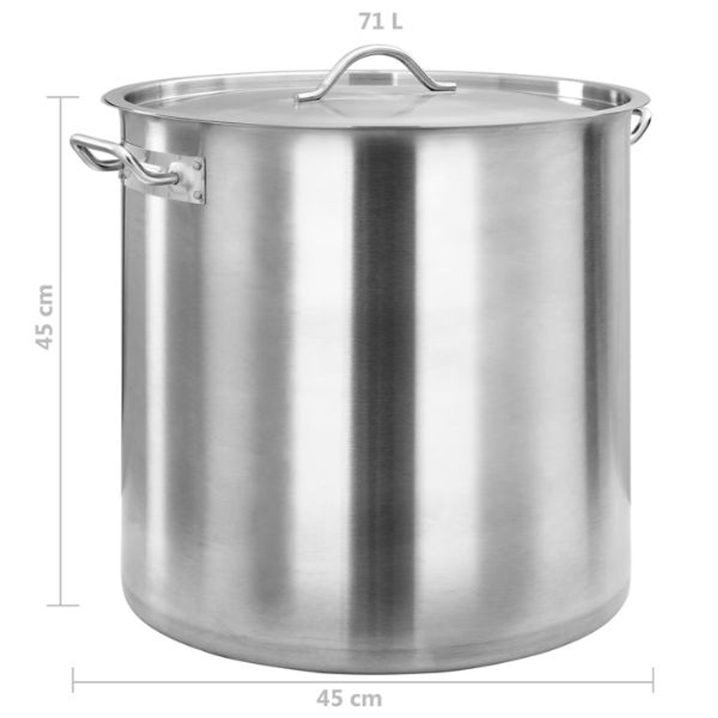 Olla de Acero Inoxidable Gran Capacidad para Cocina Profesional 13