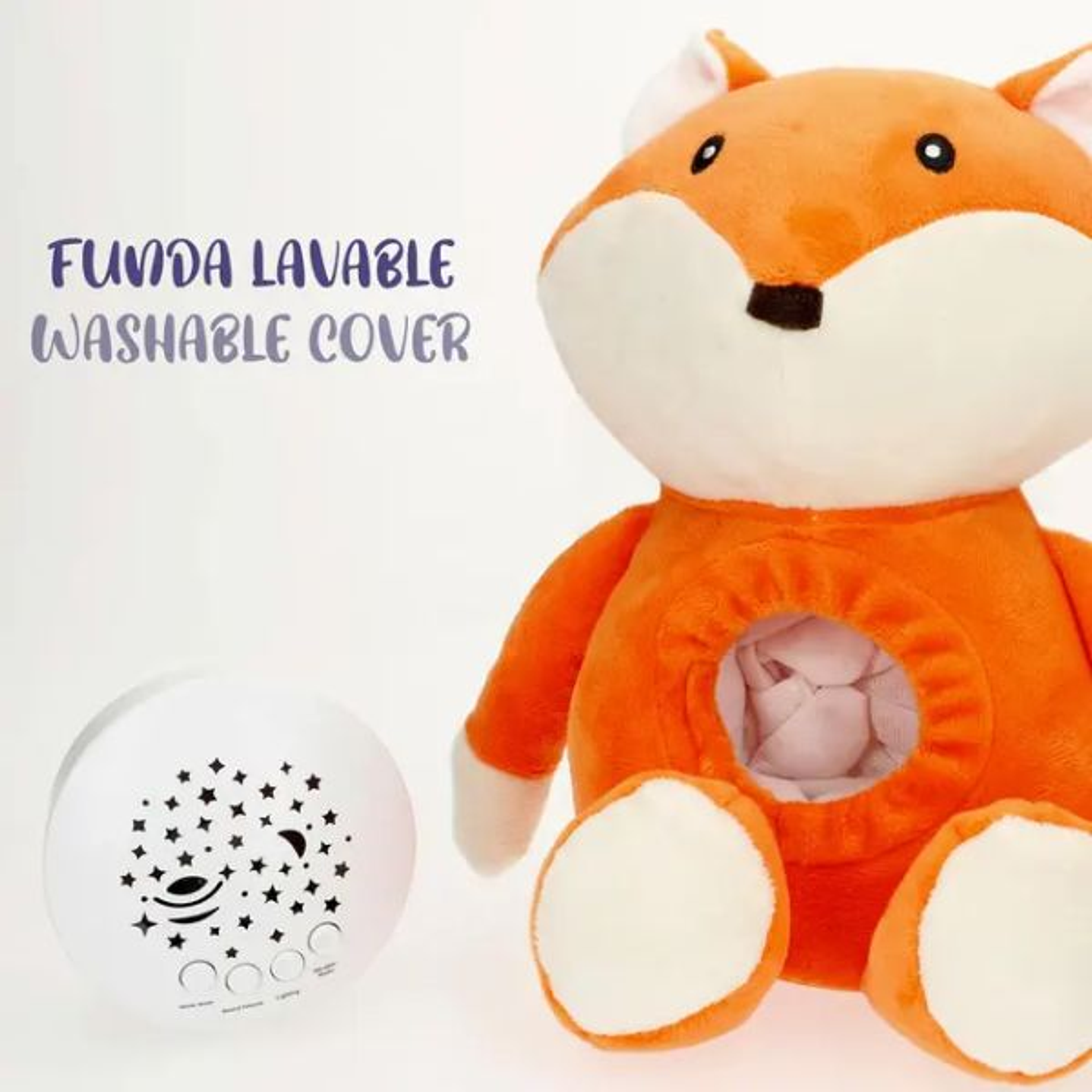 Colorbaby Peluche con Proyector LED y Sonidos Bebé 4