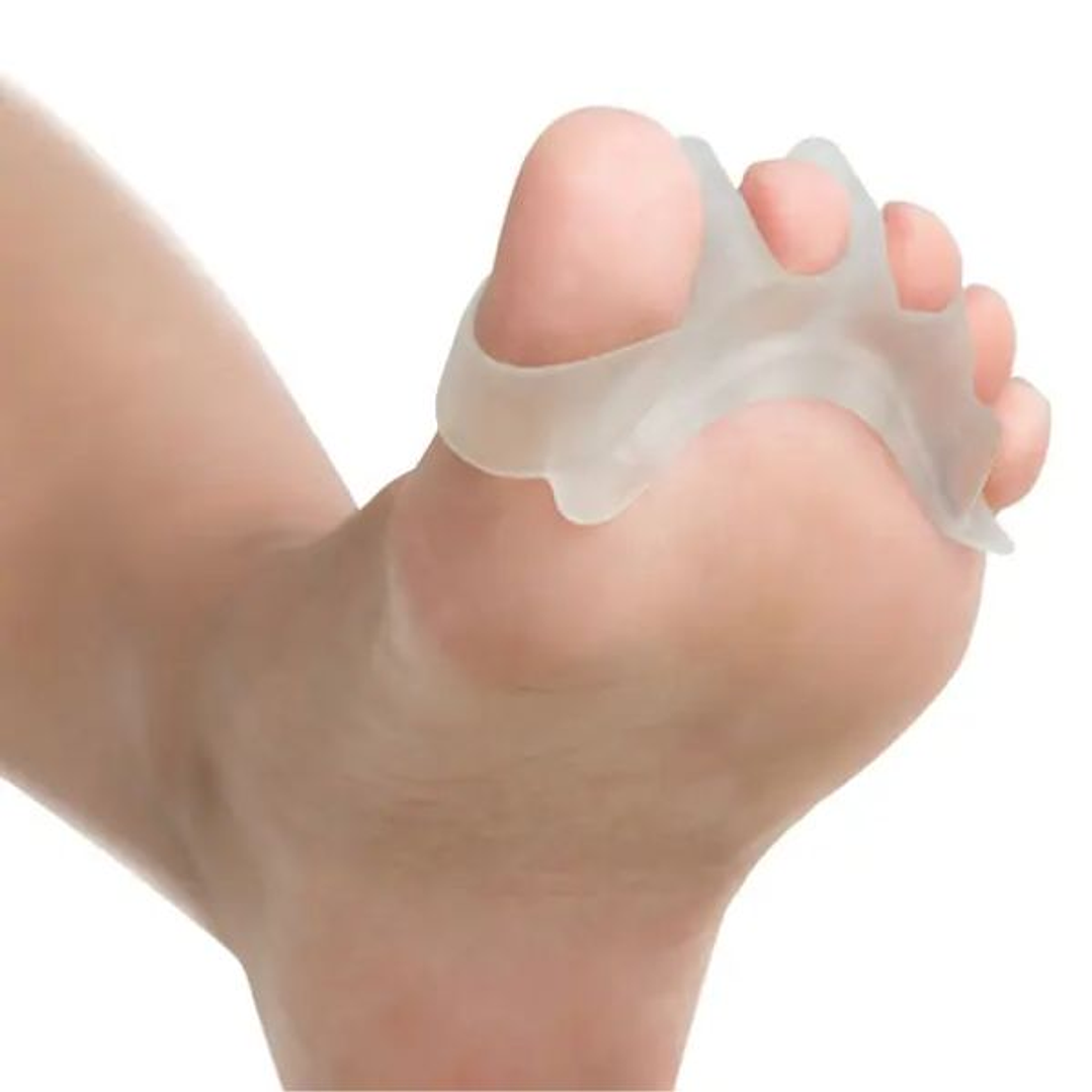 Separadores de Dedos Relajantes de Gel InnovaGoods 2 Unidades | Correctores Ergonómicos para Pies 3